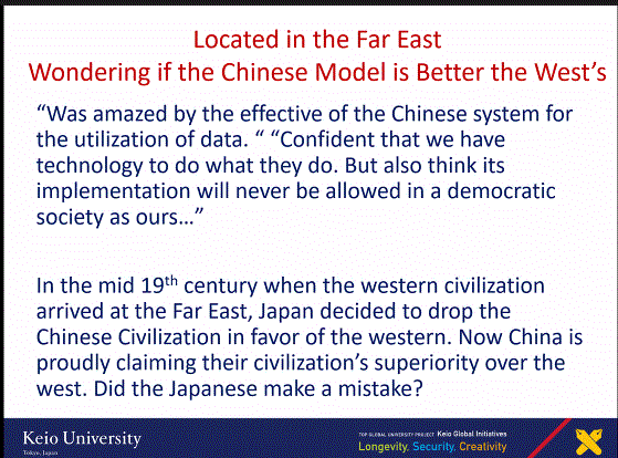 China besser als der Osten